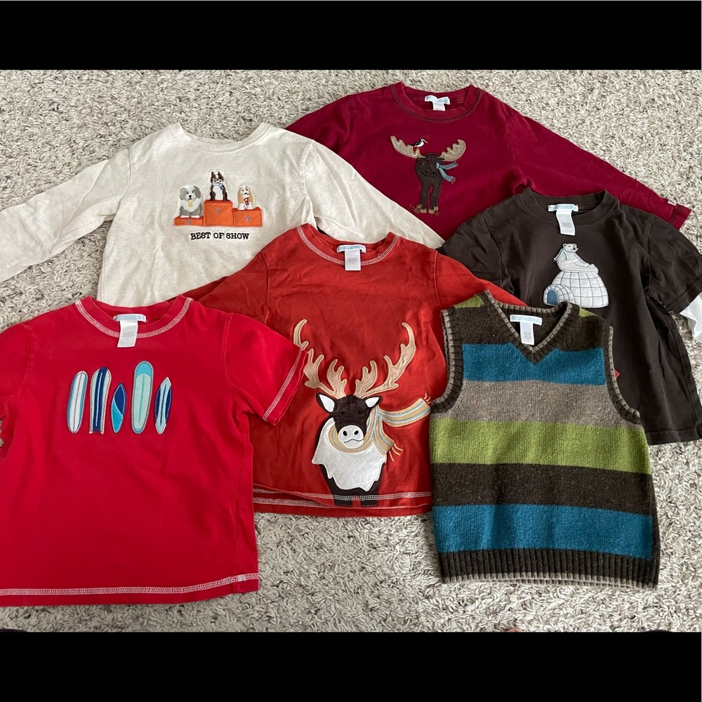Janie and Jack 3T boy shirt lot
